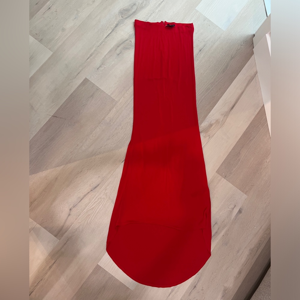 Maxi Red Skirt